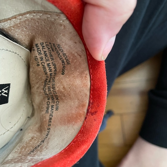 Red Suede Loafers - Size 8.5 - Picture 6 of 6